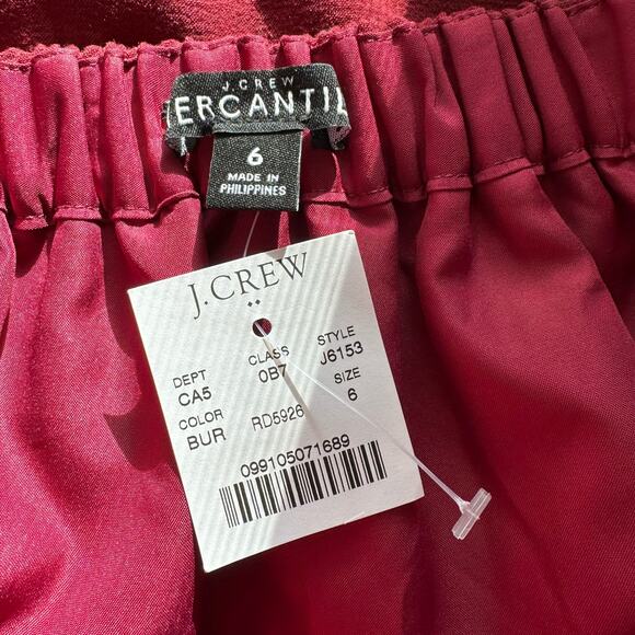 NEW J. Crew Mercantile Womens Flounce Ruffled Mini Skirt Size 6 Style J6153 - Picture 2 of 6